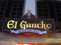 Signage above entry