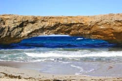 The Iconic Natural Bridge before its collapse on September 2, 2005