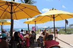 lunch view on the beach!