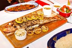 Whole Grilled Red Snapper