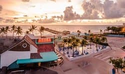It's a fun place with good food, spend the day at the beach and listen to some live music