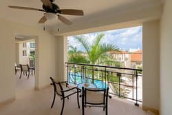 Two-bedroom condo double balcony