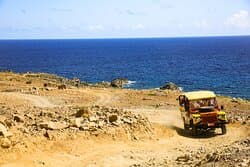Traveling the rugged side of the island