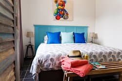 "It is a beautiful spot and quiet and out of the chaos. We stayed in the 1 bedroom apartment and it is very spacious. We are looking forward to our next visit."