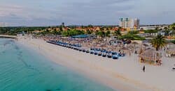 Immerse yourself in the breathtaking sunset at Passions on the Beach.