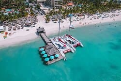 Our sailing and dive trips depart from our pier located on Palm Beach and located between Hyatt Regency and Barcelo resport.