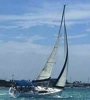 Namiko - Sailing smoothly on the crystal clear waters of the caribbean...
