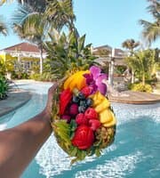 Our pineapple bowl enjoyed at Boardwalk hotel
