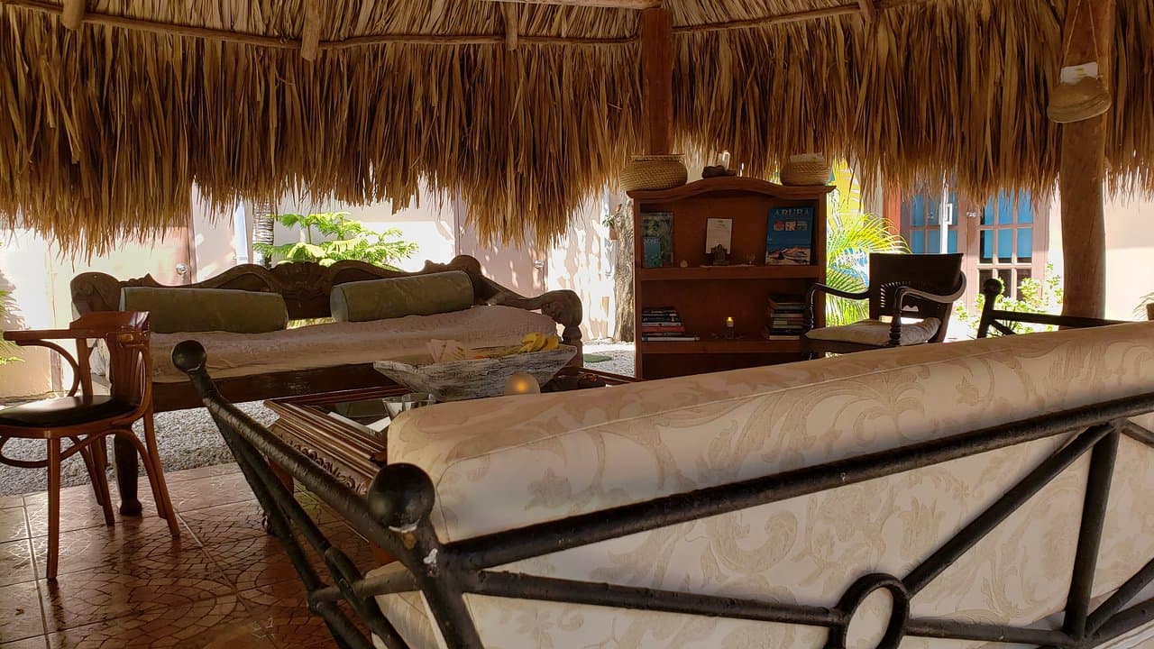 The center welcome area