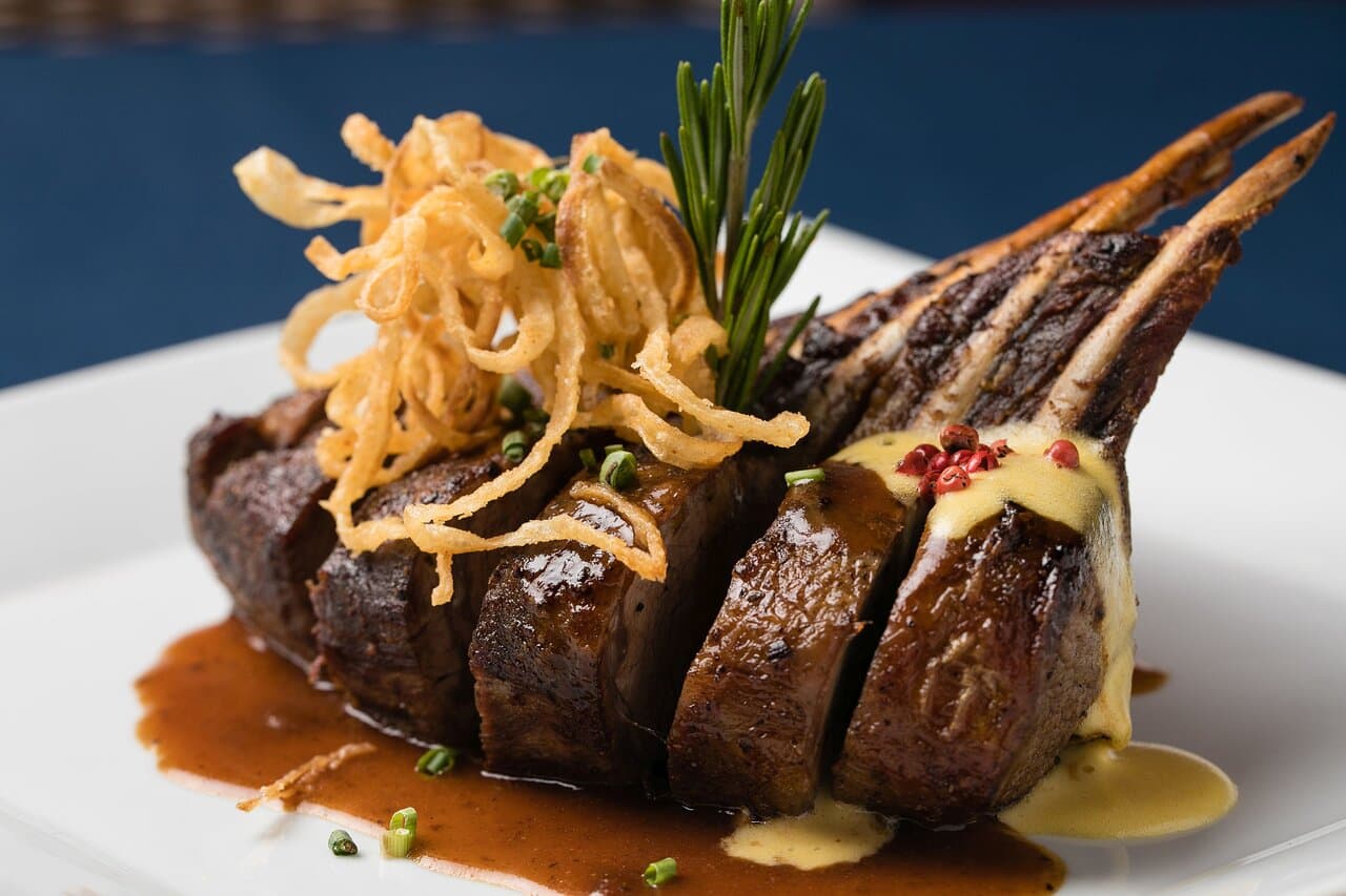 Rack of Lamb.