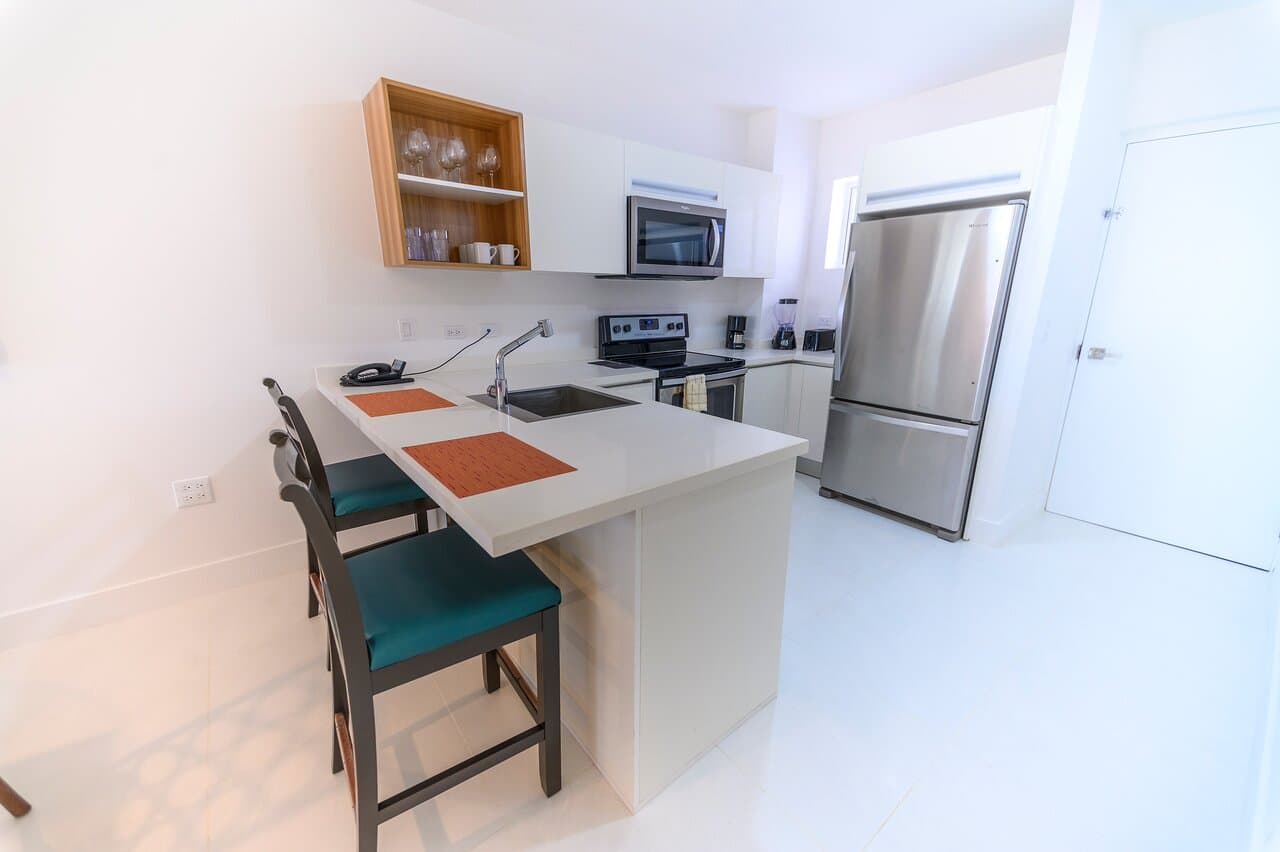 Fully equipped kitchen