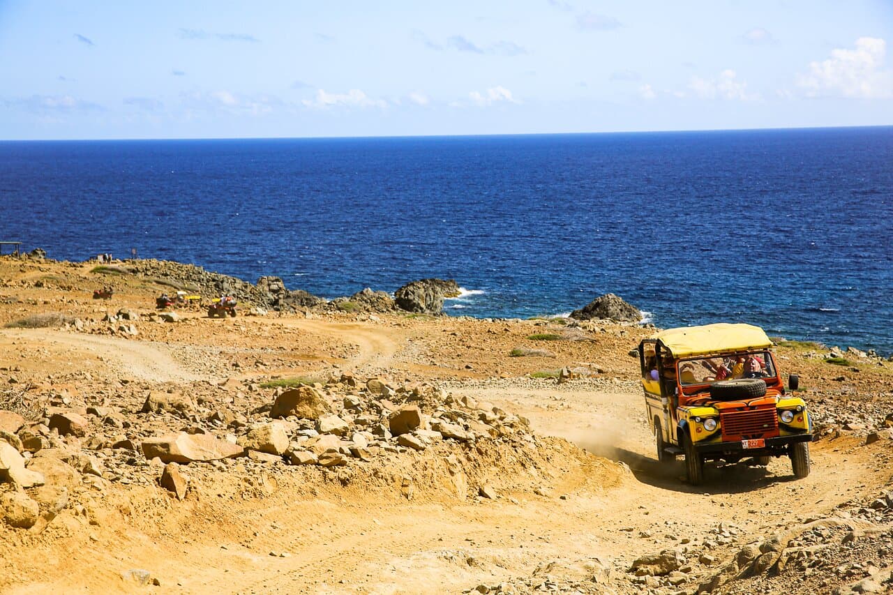 Traveling the rugged side of the island