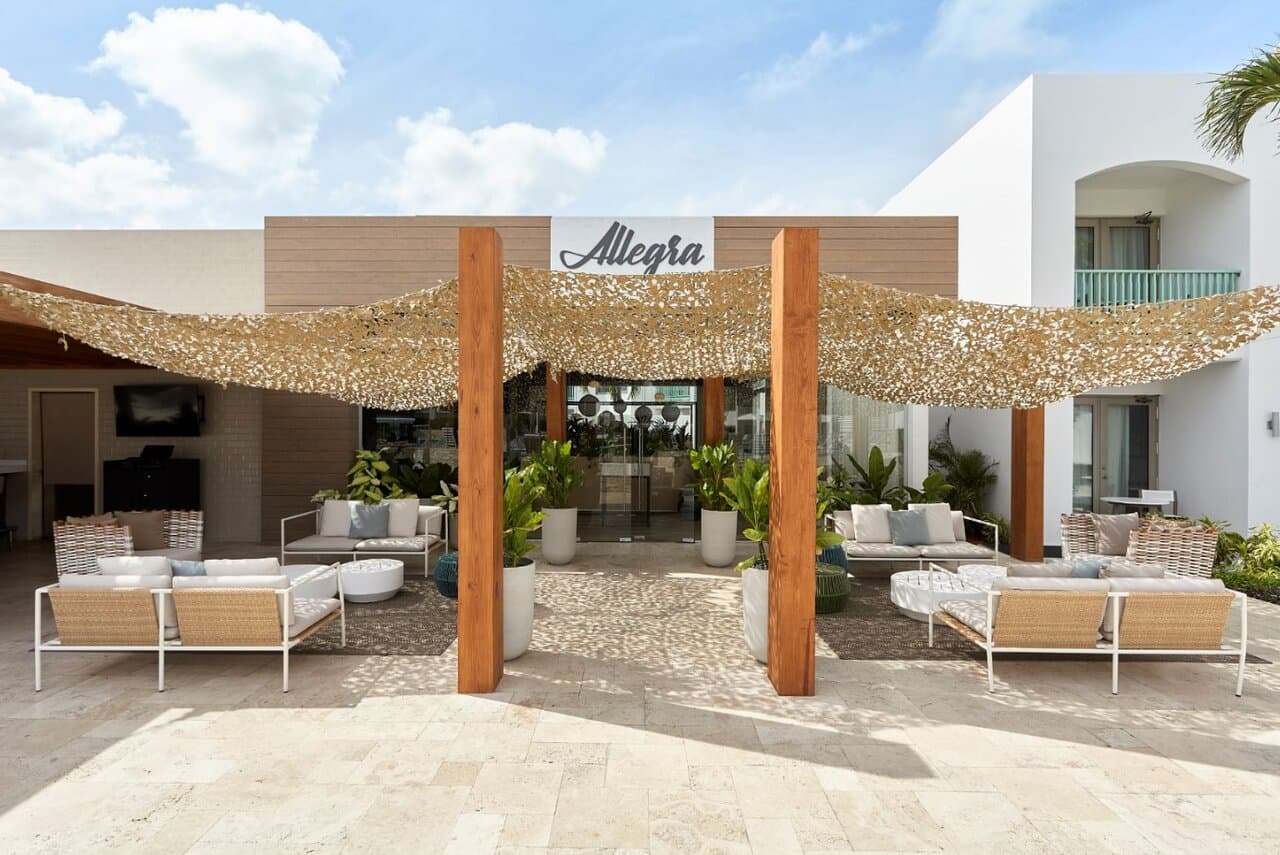 Entrance to Allegra Bistro