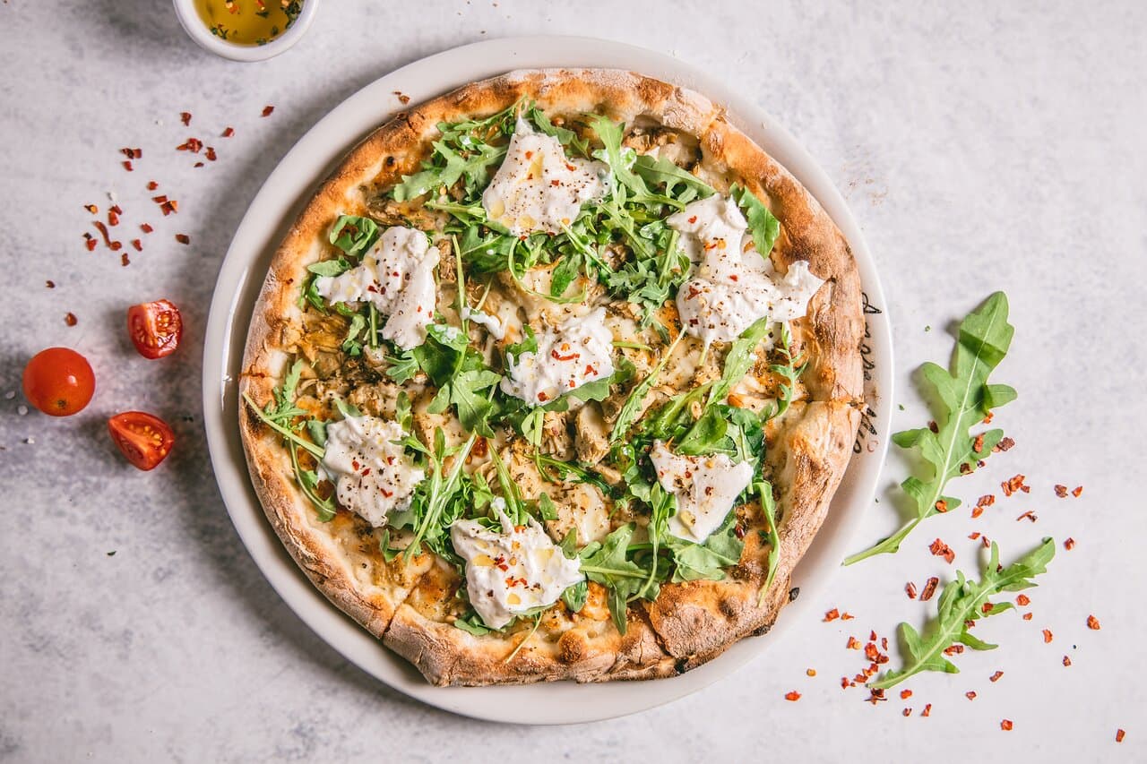 Burrata & Artichoke Pizza