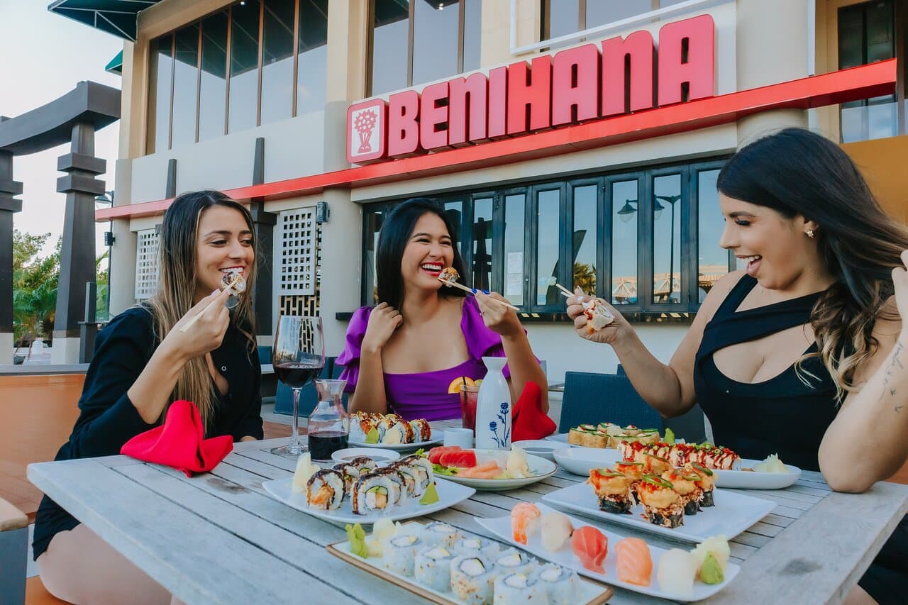 Sushi sushi sushi! You can now enjoy our outdoors seating area, where we have live music every Friday during our Sushi Happy Hour.