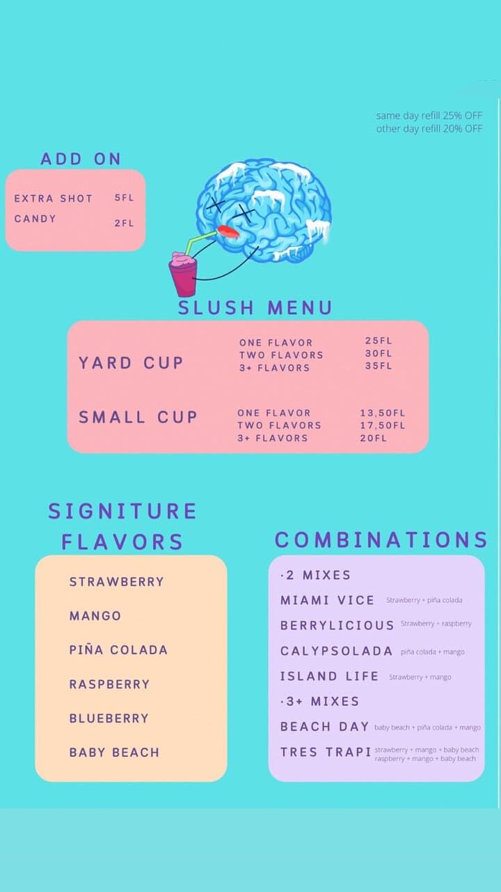Slush menu