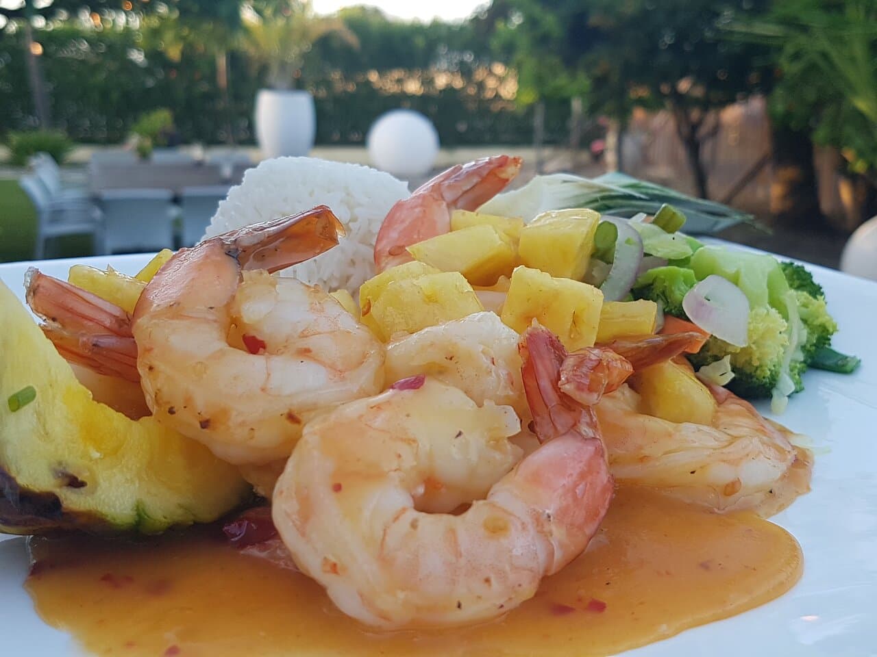 Shrimp Pina Colada