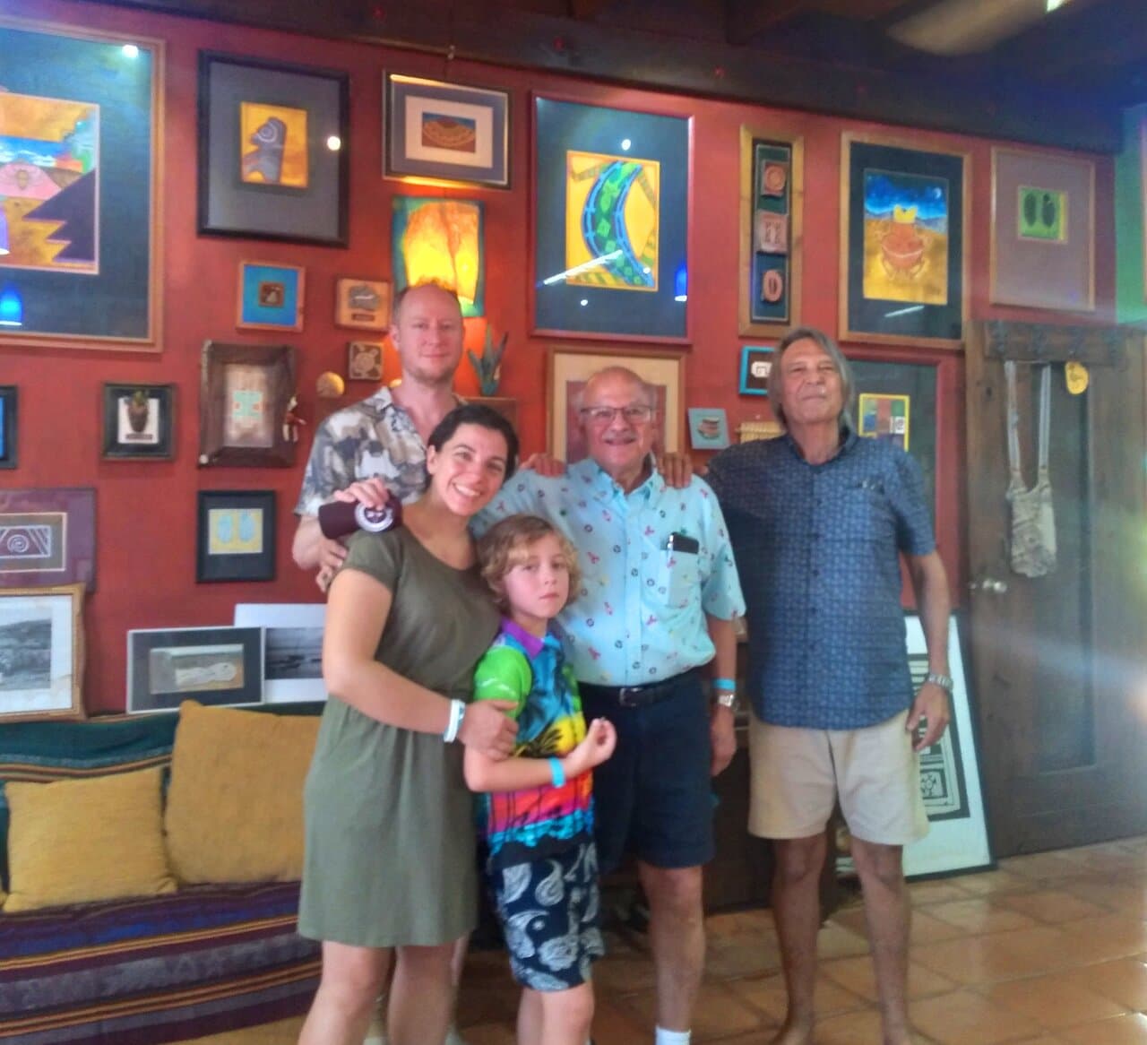Alba family's third visit