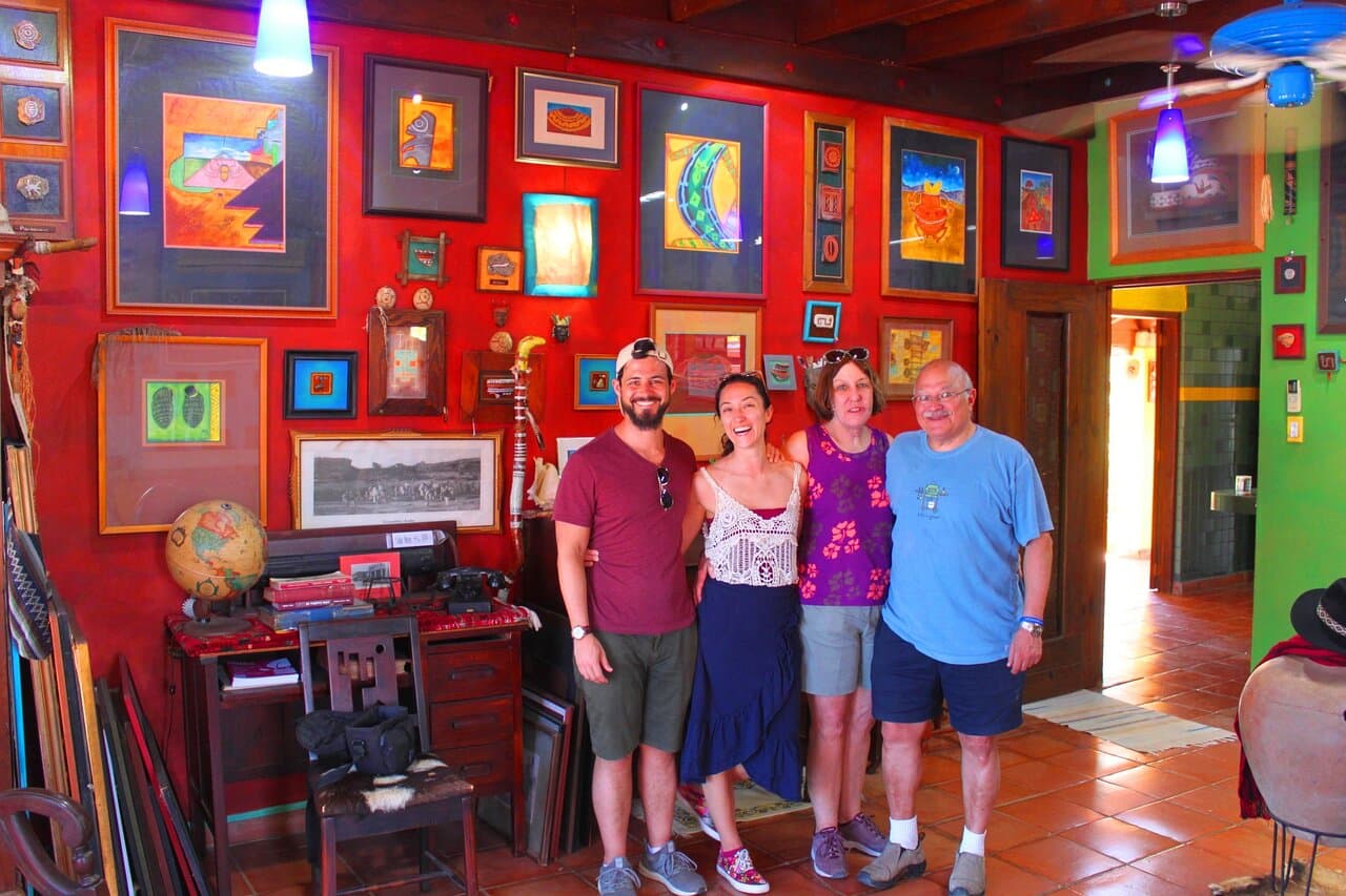 Alba family's second visit