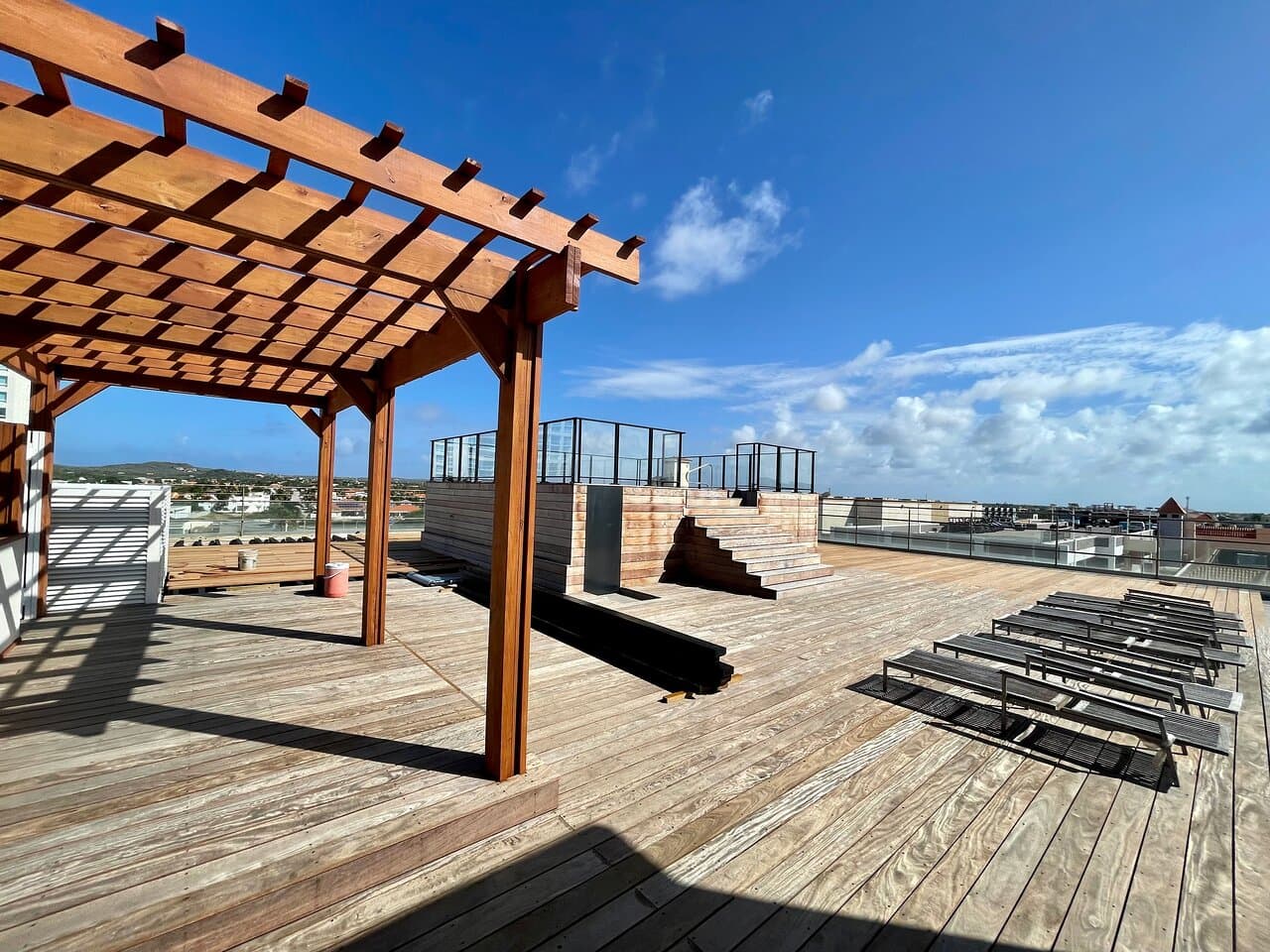 Rooftop area with our cosy plunge pool