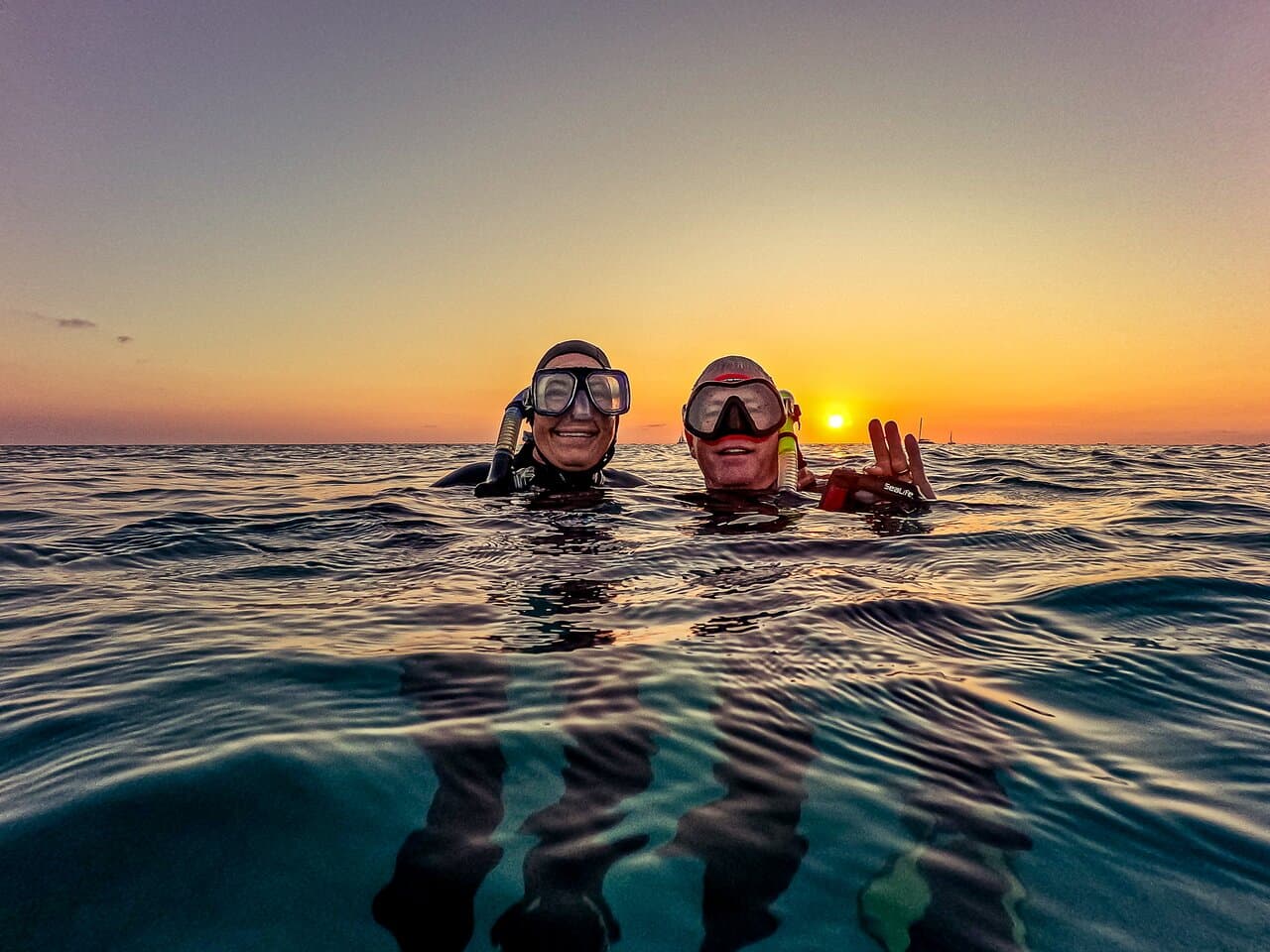 Sunset Snorkeling in Aruba
