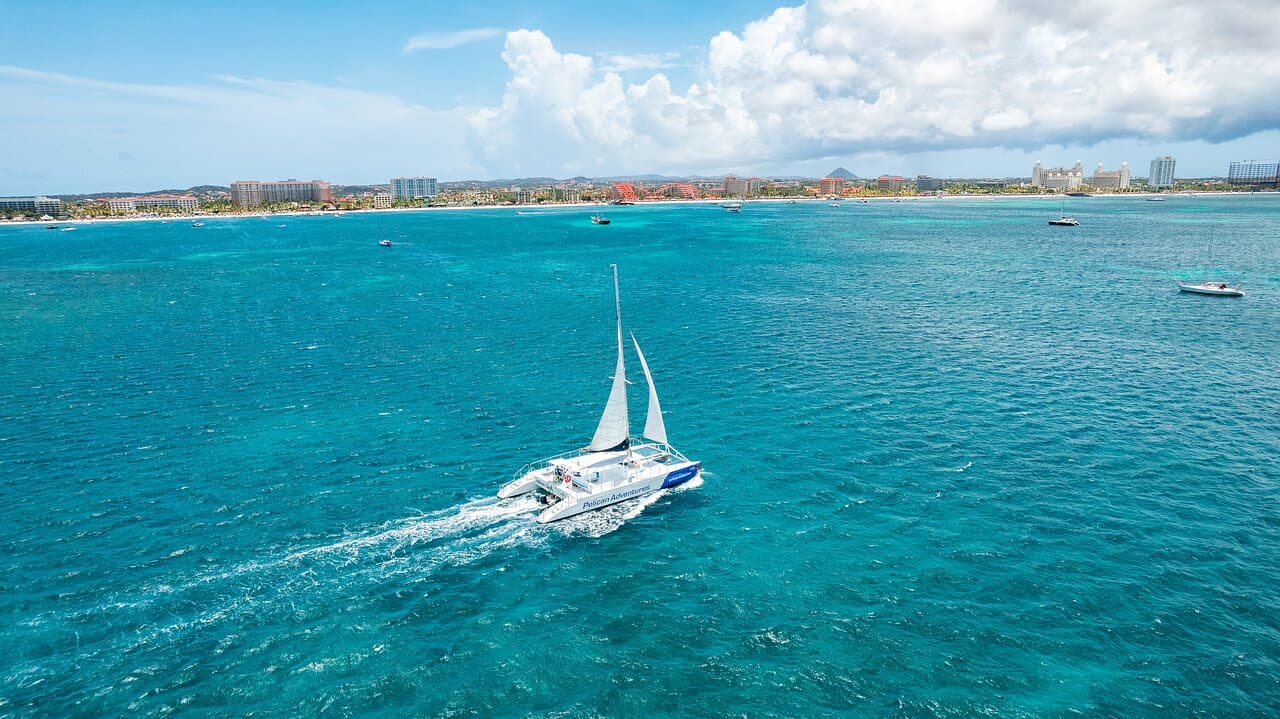 Set sail on a Pelican Adventure and embrace the stunning vistas of Aruba's coastline!