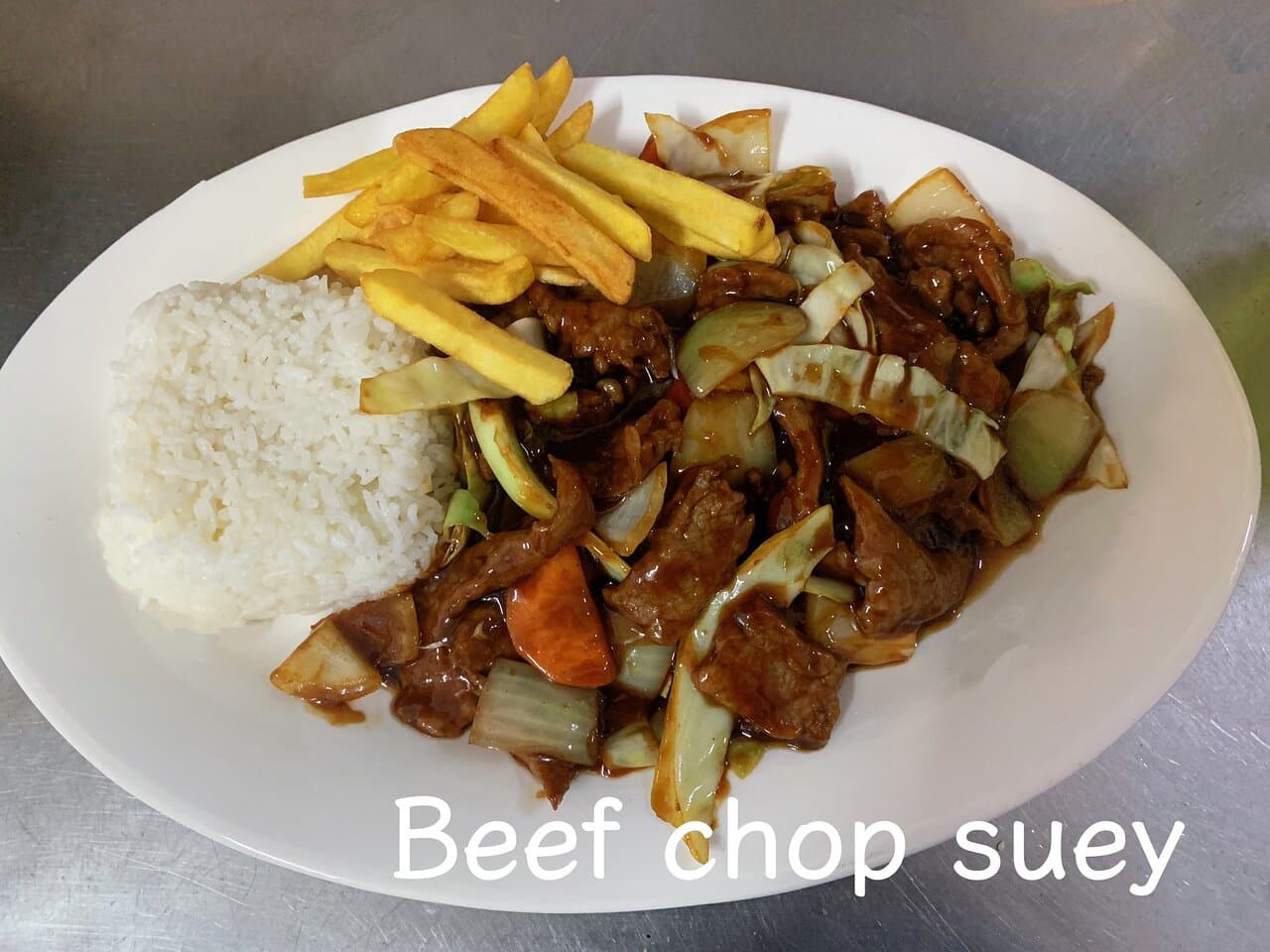 Beef chop suey