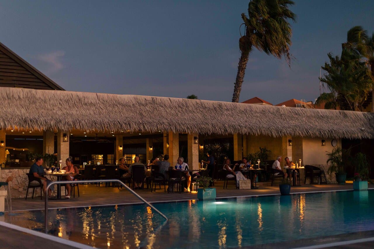 Poolside Dining