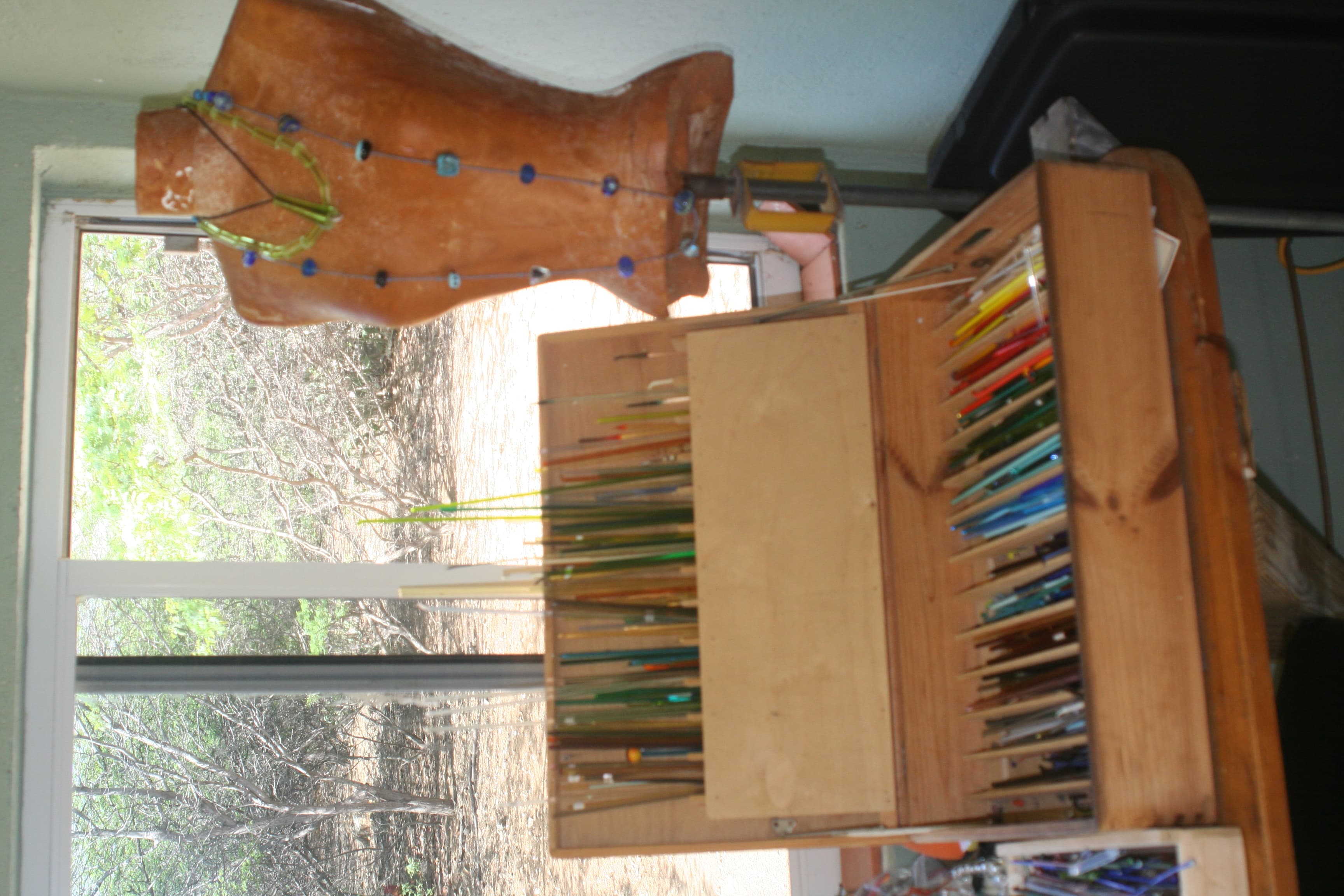 Materials you get to work with & Marian's work.
