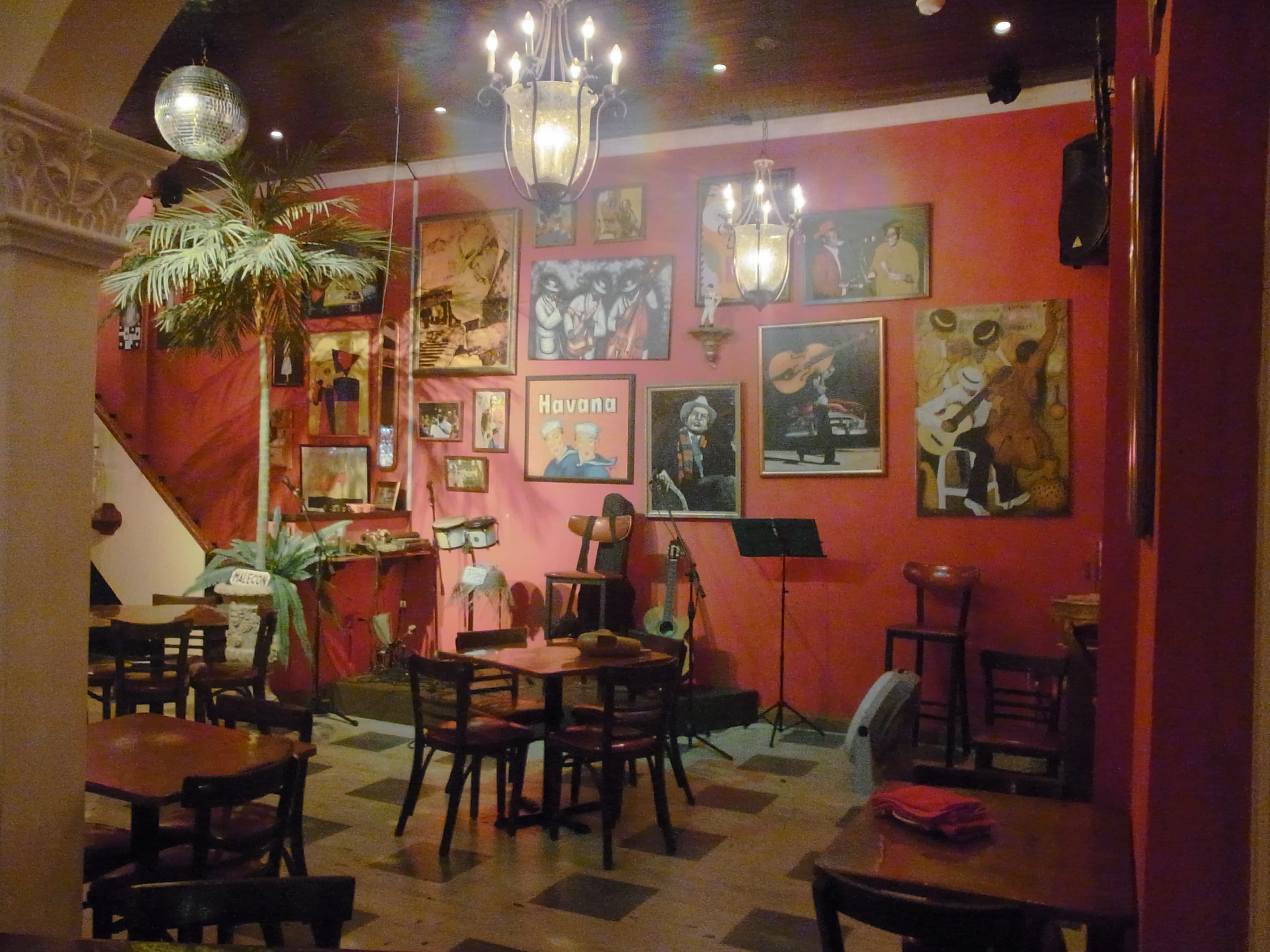 Inside the restaurant