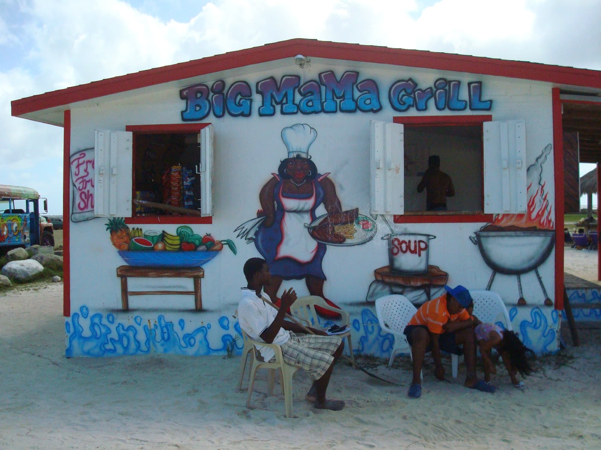Big Mama Grill, Baby Beach, San Nicolas, Aruba
