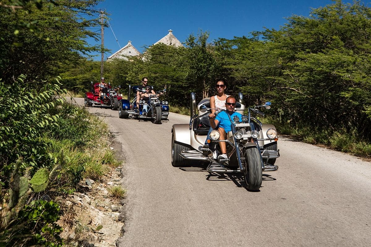 Trikes Aruba on tour - typical neighborhood