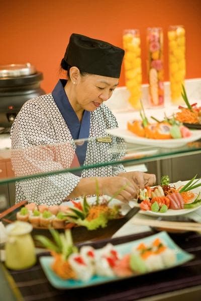 Ketsu Sushi Bar is located in Aruba Marriott Resort & Stellaris Casino.