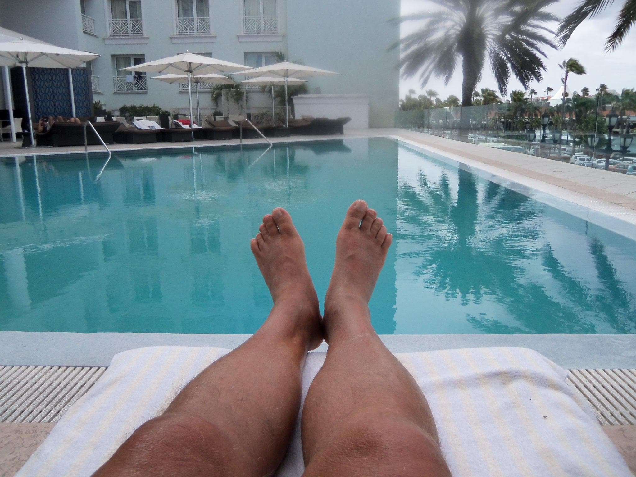 The pool at Blue