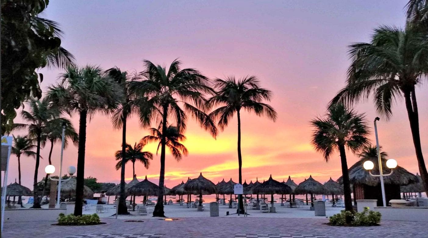 Malmok sunset view.