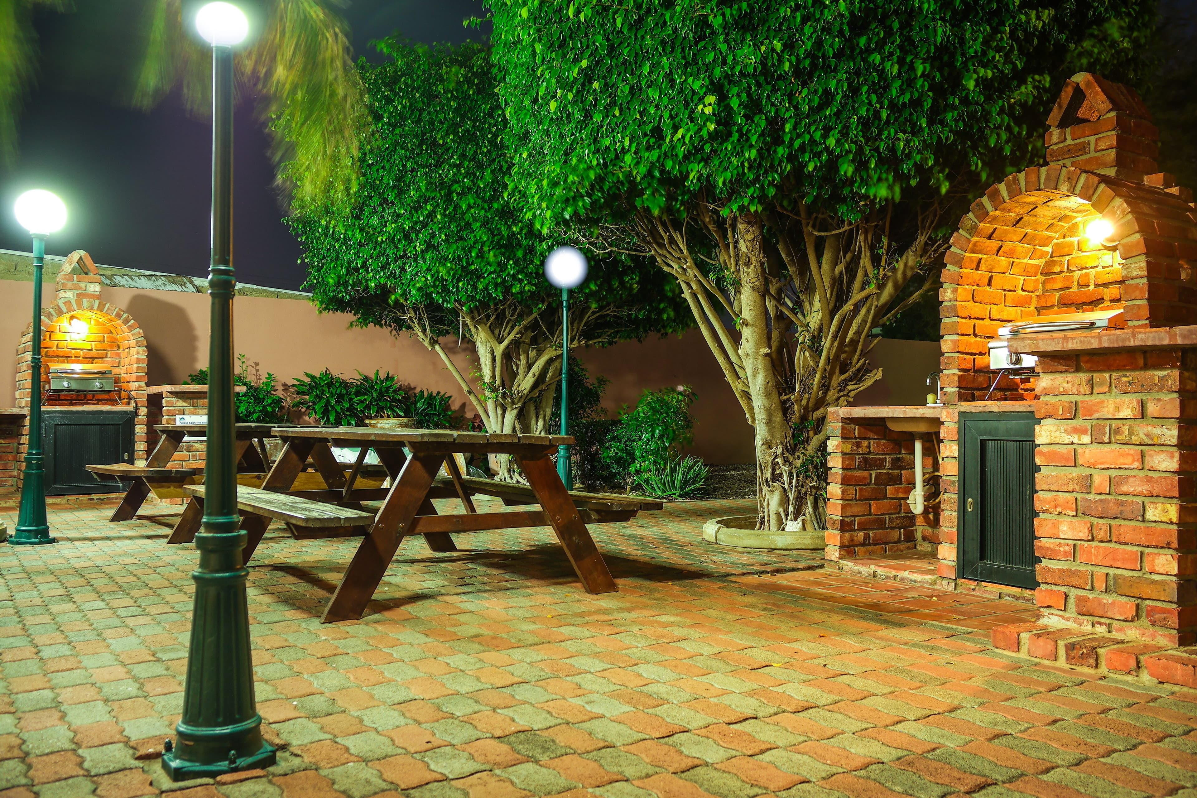 Sasaki Apartments BBQ Lounge Area