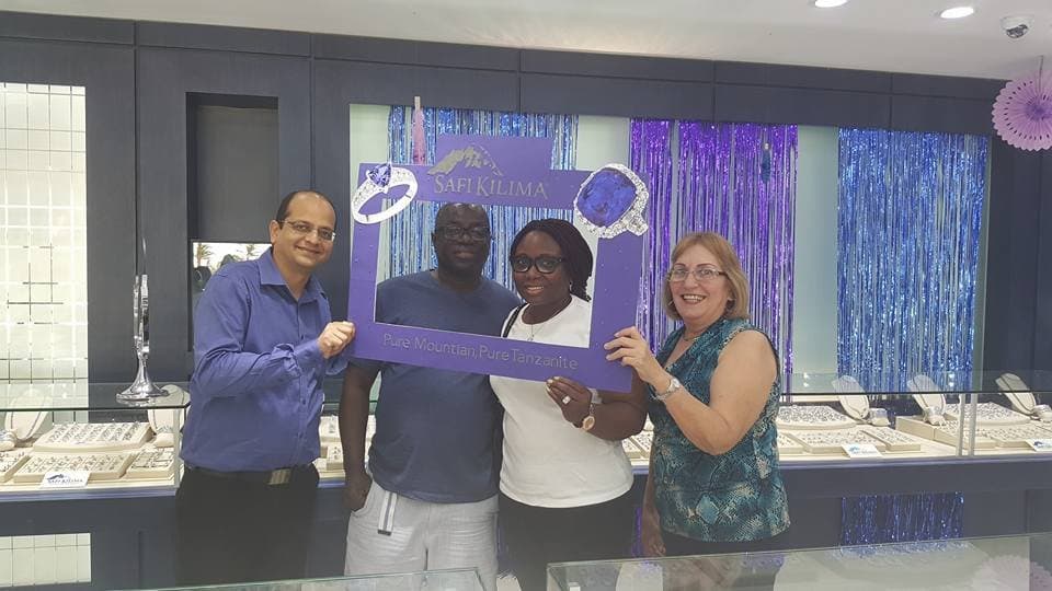 Today we had Mr. And Mrs. Turay visiting us on the Adventure of the Seas. After looking for a wh
