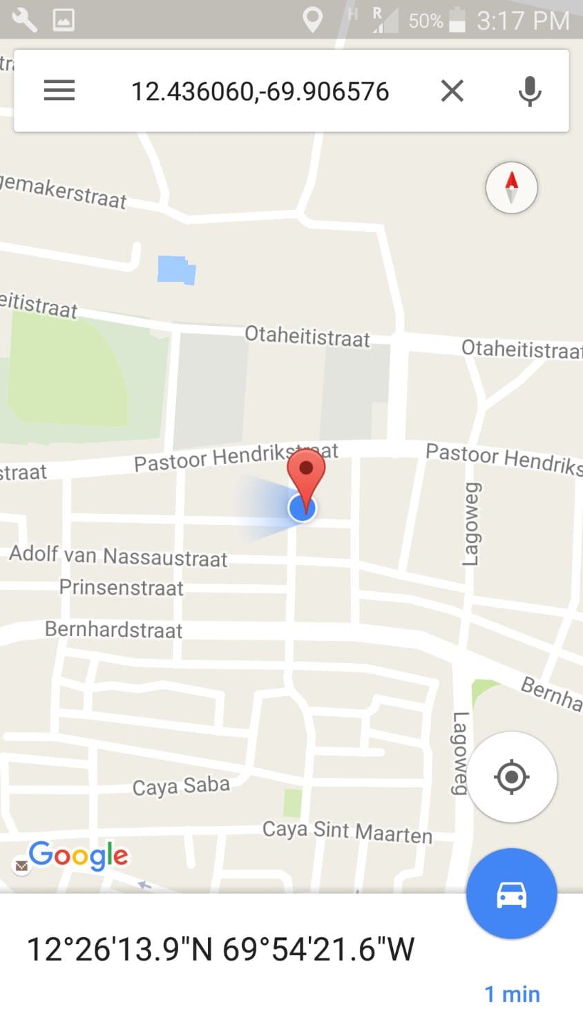 GPS Coordinates and intersection for Elisabeth
