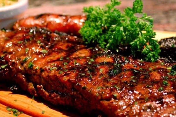Mixed Grill - 16oz Black Angus Strip Loin with a Chorizo & Morcilla