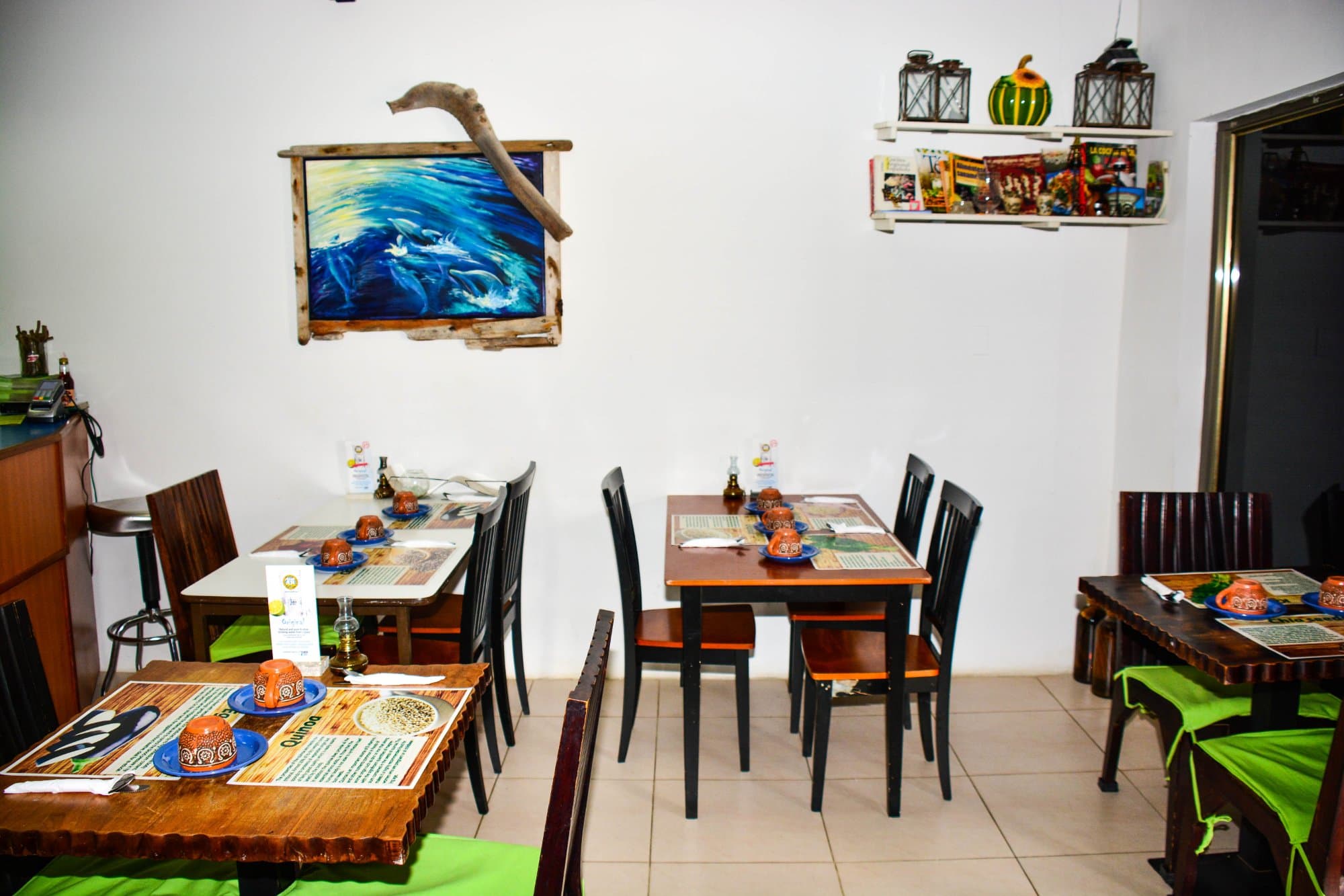 Inside of Green Food Service