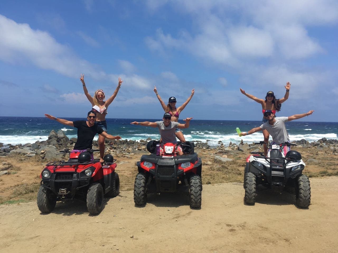 ATV Island tour, having a blast in Aruba