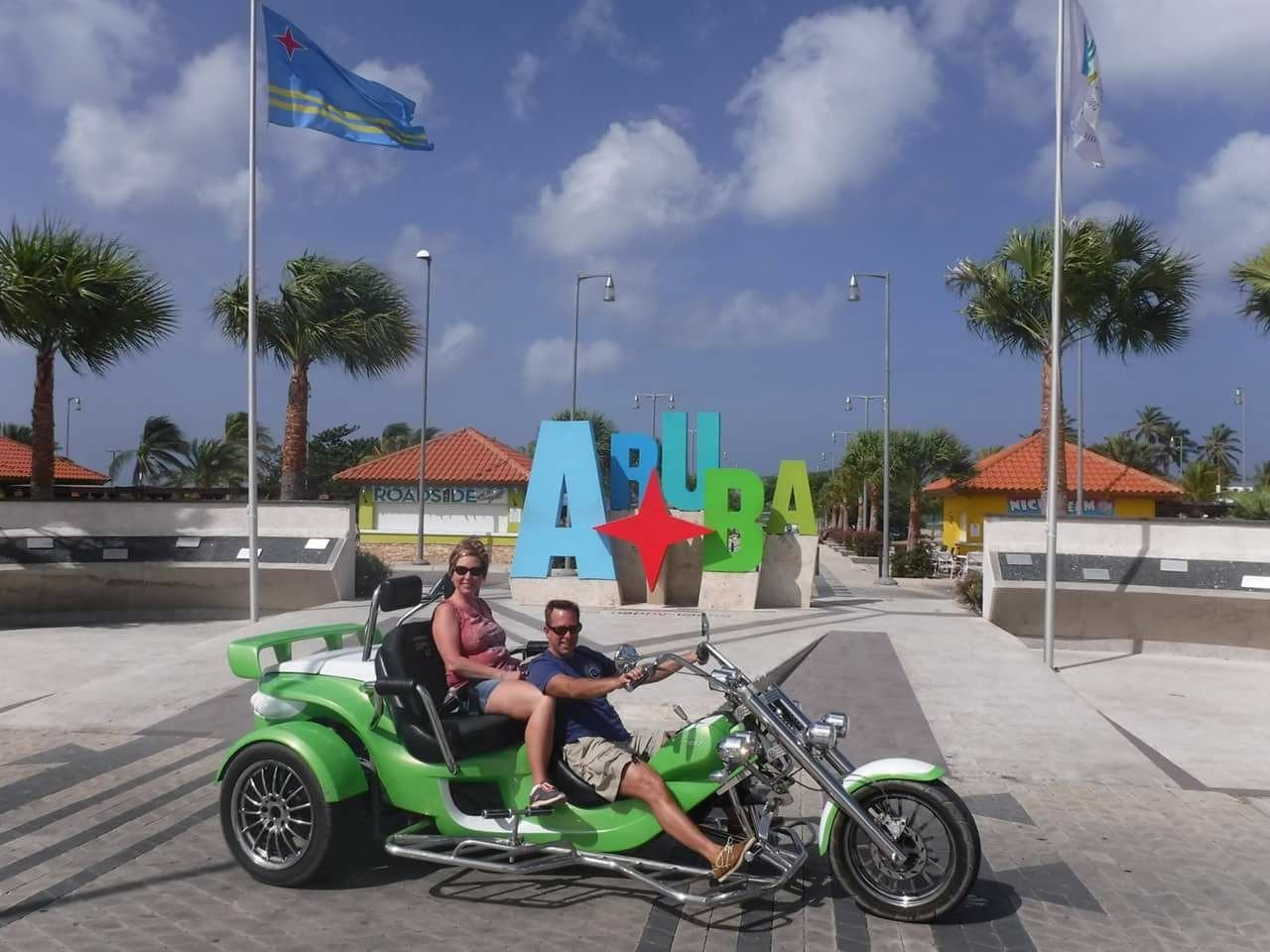 Our ride during our Carnival Vista cruise to the Caribbean!