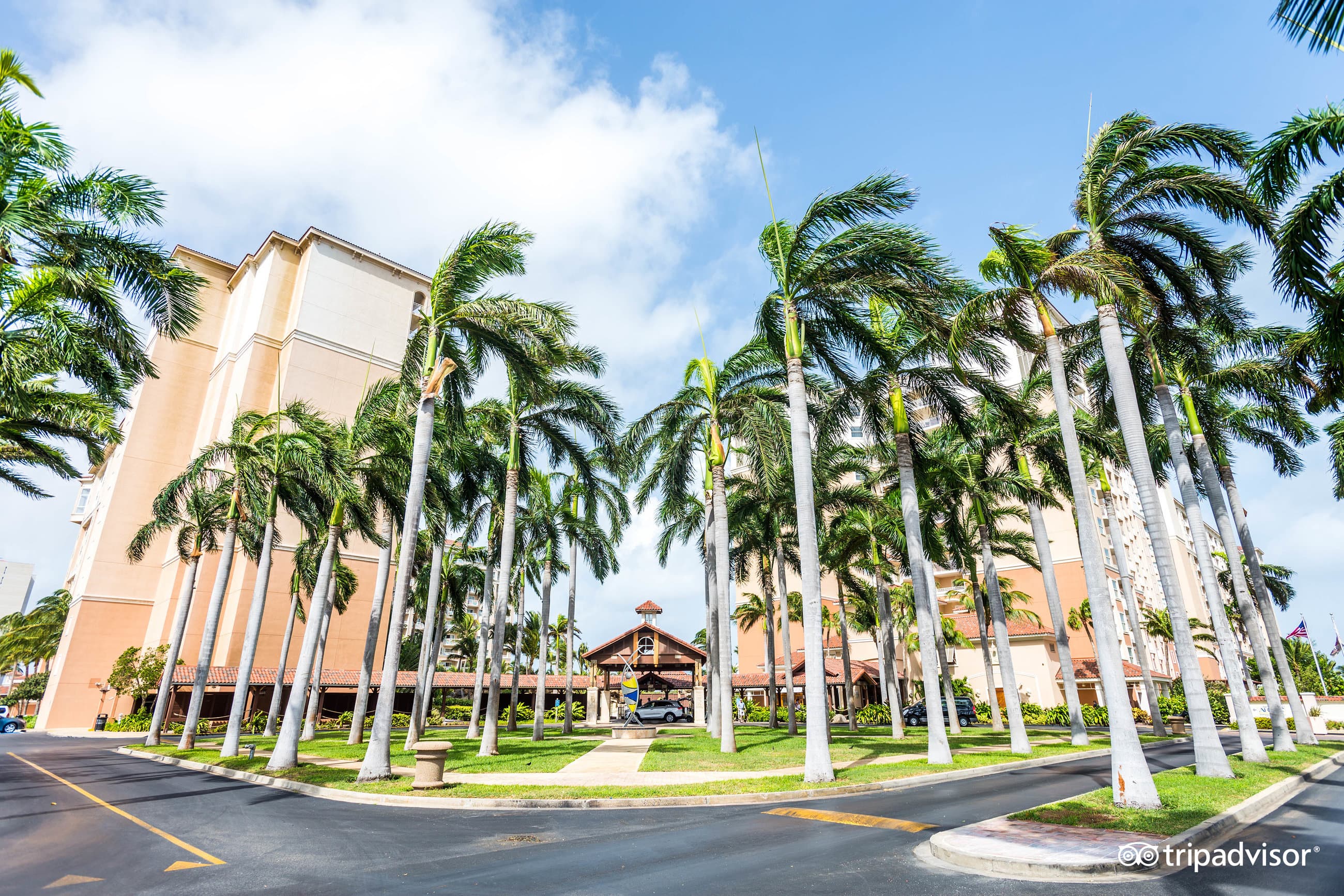 Entrance at the Marriott's Aruba Surf Club