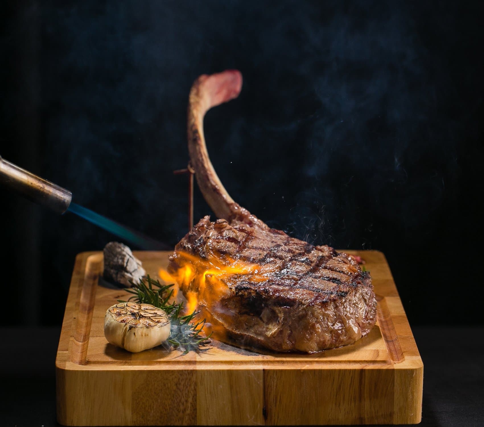 Tomahawk 42oz. for 2, sliced at your table.
