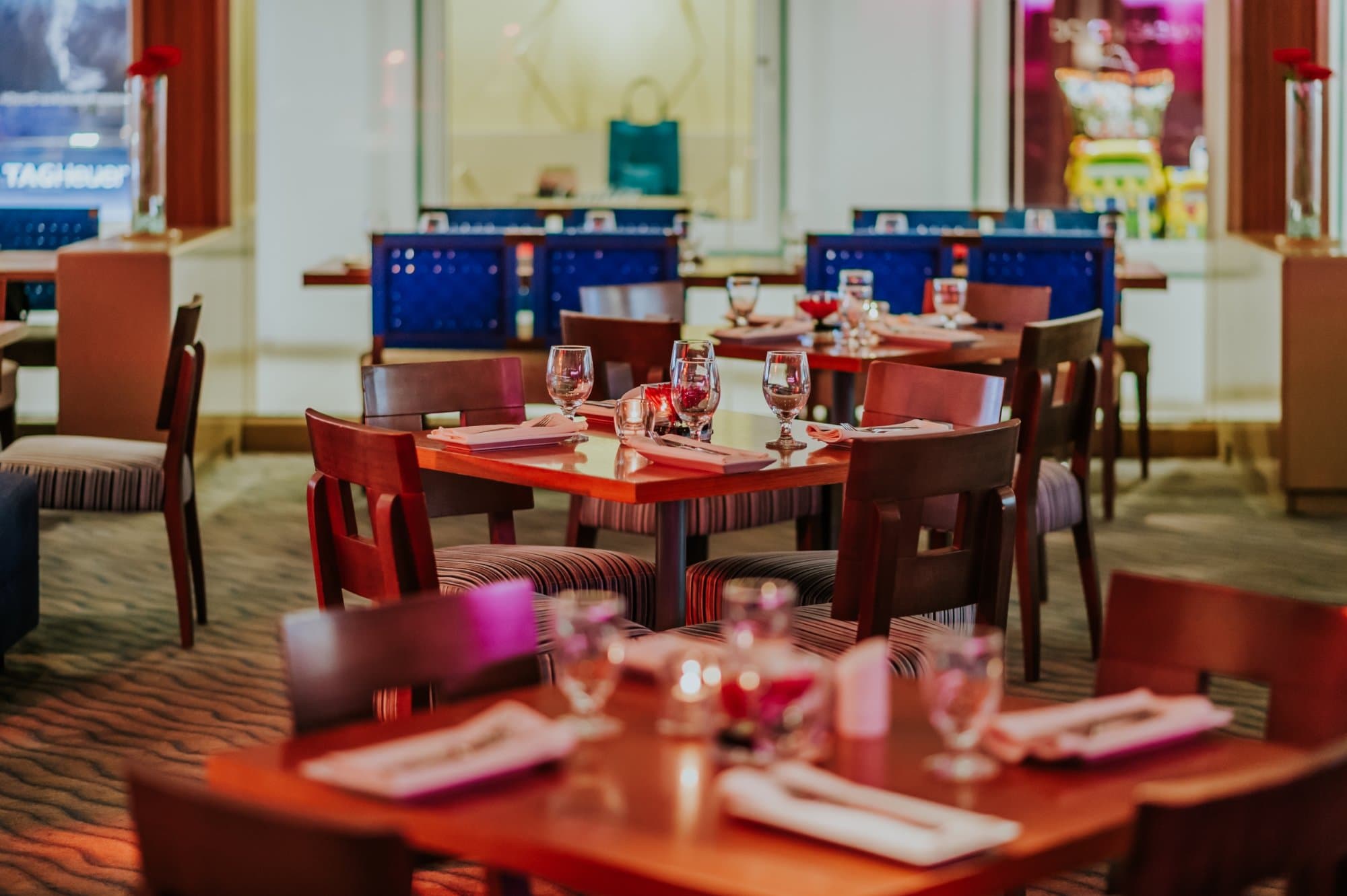 Aquarius Restaurant with cozy interior