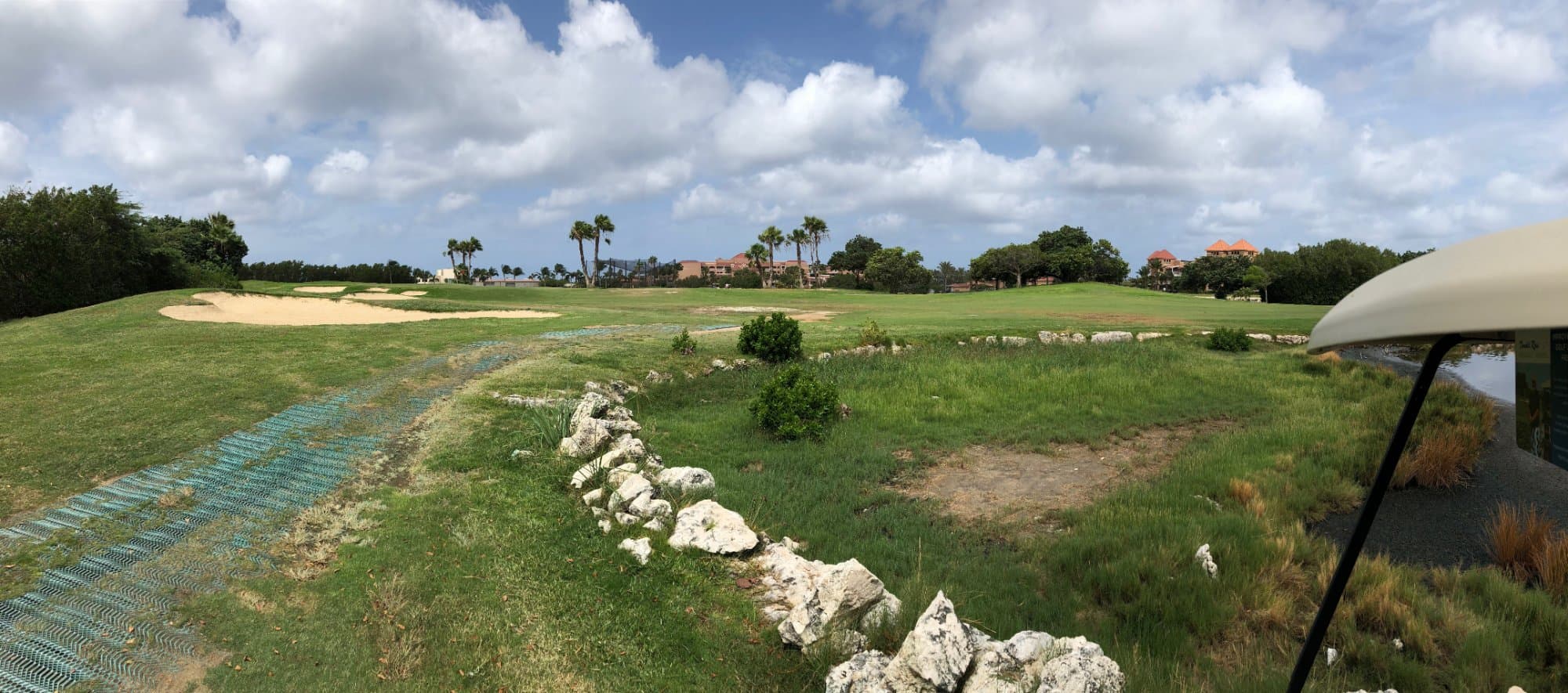 View from one of the fairways
