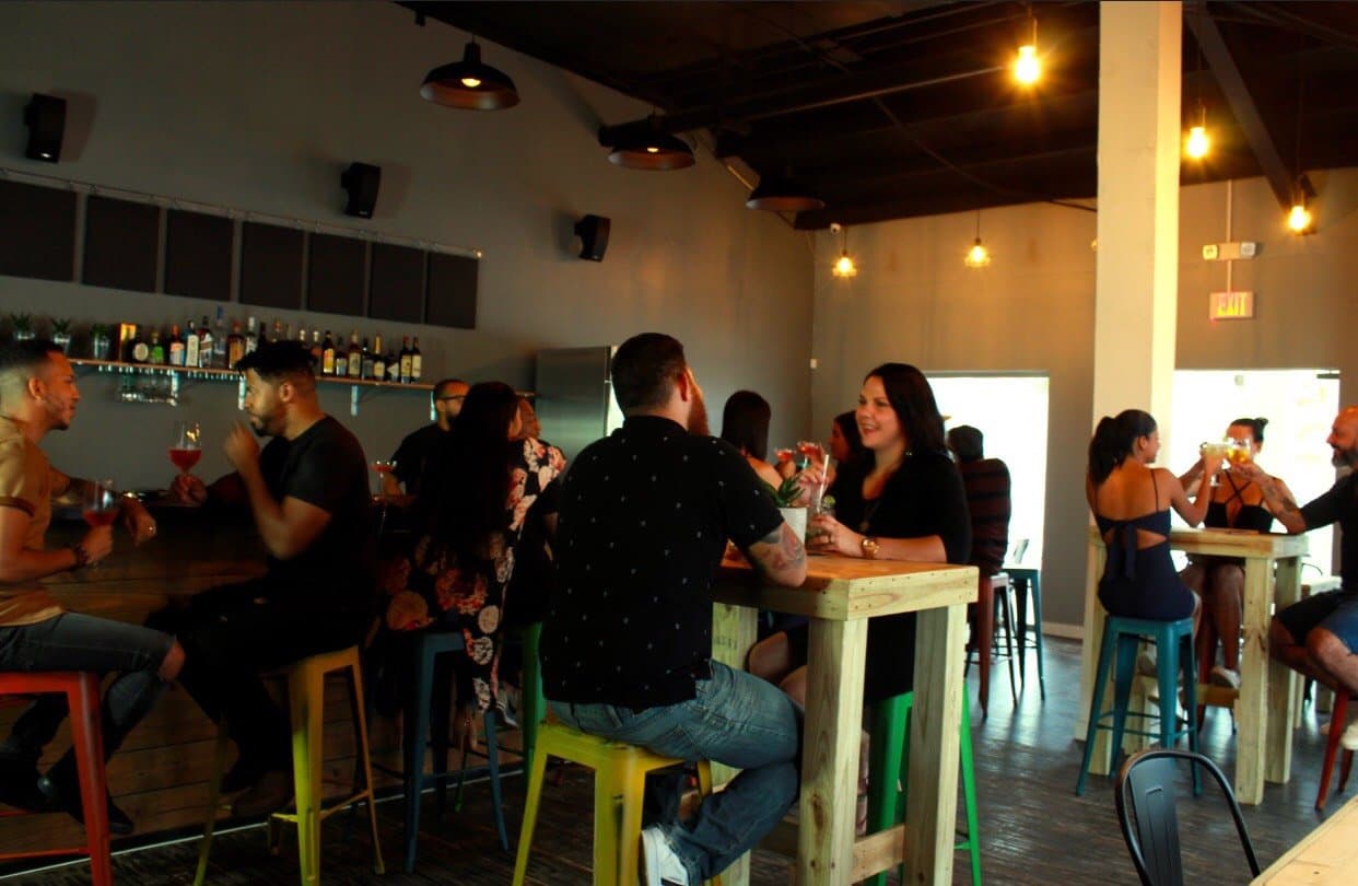 Fireson bar inside view! Cozy and a fun place!
