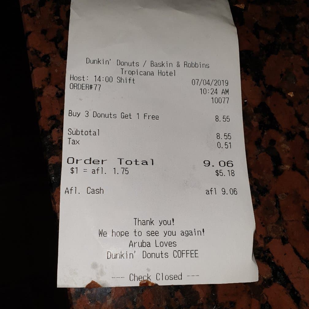 Baskin Robins in Tropicana Resort