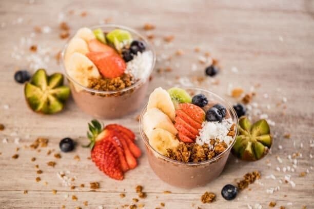 Acai bowls served daily from 8am - 1pm