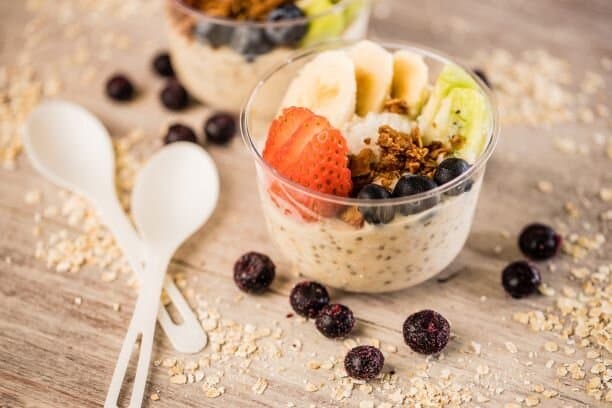 Chia pudding bowls served daily from 8am - 1pm